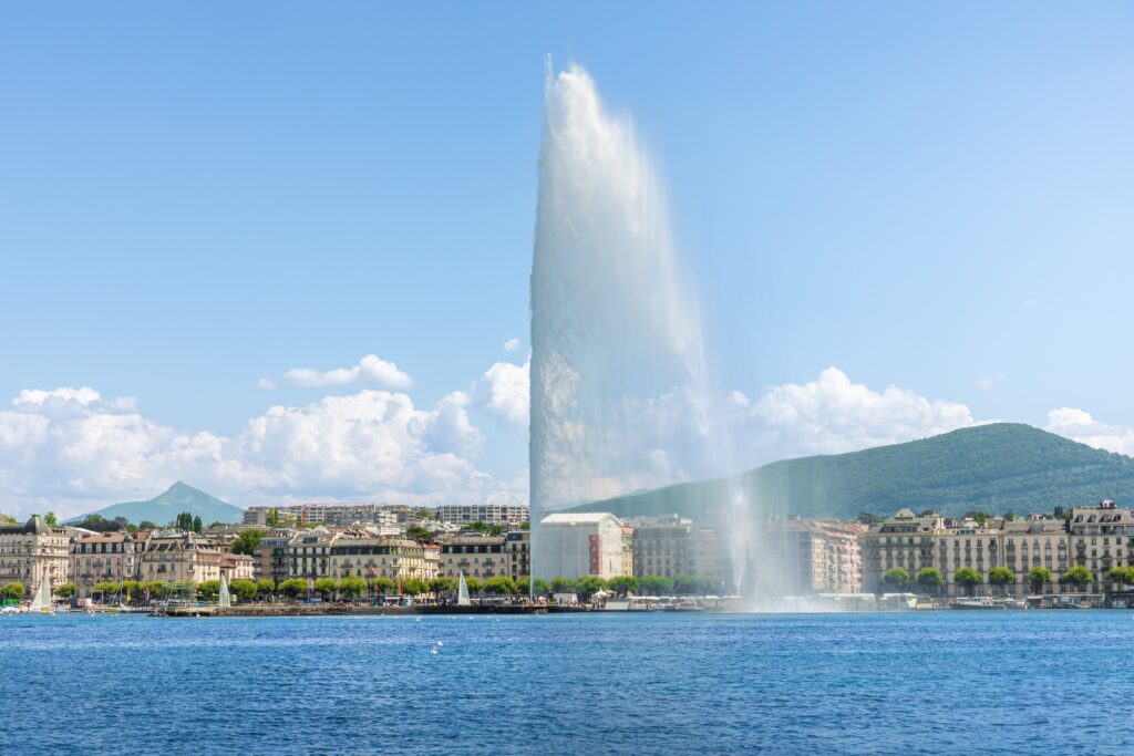 Le jet d'eau de Genève